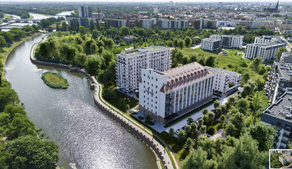 Lokal usługowy 30 m2 z witryną NOWY, Elewator nad Odrą, cesja, transze, FV23%